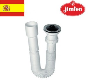 Przyłącze elastyczne z odpływem i korkiem 1 1/2" x 70 - 40/50  410-995 mm / WYSYŁKA 24H