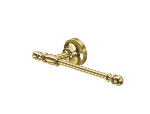 PERLA uchwyt na papier toaletowy bez przykrywki złoto retro mosiądz