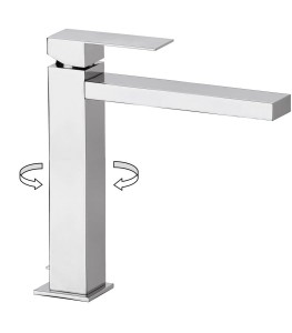 Bateria kuchenna wys. 235 mm LATUS chrom 