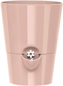 Samonawadniająca doniczka na zioła, 13cm, 1.2l, Różowa