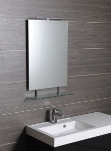 Lustro z półką 50x80 cm seria WEGA 
