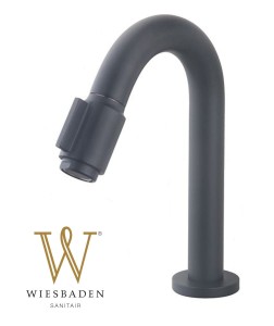 Bateria na zimną wodę i do filtra 18cm VICTORIA, matowa czerń
