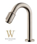 Bateria na zimną wodę i do filtra 18cm VICTORIA, ze szczotkowanej stali