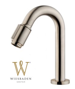 Bateria na zimną wodę i do filtra 18cm VICTORIA, ze szczotkowanej stali