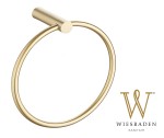 Wieszak/Obręcz na ręcznik do łazienki IDA, złoto półmat 