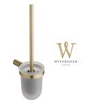 Szczotka do WC wisząca IDA, złoto półmat
