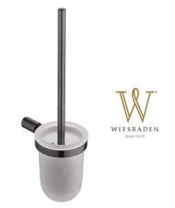 Szczotka do WC wisząca IDA, gunmetal