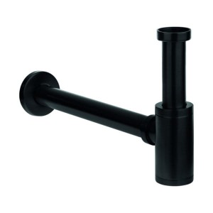 Syfon umywalkowy 1⅟₄” x 32 mm  okrągły, czarny