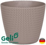 Donica Hipster 22x18cm 5L  kolor mocca