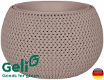 Donica Hipster Bowl 2w1 29x19cm 4L kolor mocca  GELI