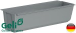Doniczka +uchwyty do montażu na paletę lub płot Easy 37x10x10cm szara