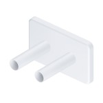 Rozeta  - Zestaw maskujący 120x70 mm Biały Volaro