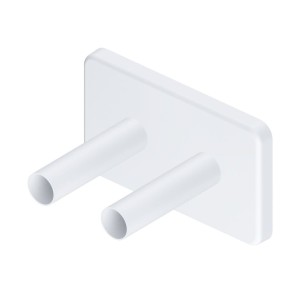 Rozeta  - Zestaw maskujący 120x70 mm Biały Volaro