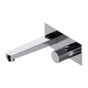 Bateria umywalkowa podtynkowa zasięg wylewki: 18,5 cm chrom CONTOUR 