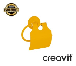 Uchwyt na papier toaletowy dla dzieci do przedszkoli DUCKY, żółty