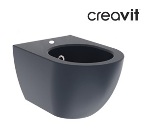 Bidet podwieszany 36x51cm CREAVIT, szary mat 