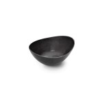  Umywalka nablatowa metalowa BEGUR rustykalna 20x46 cm antracyt 