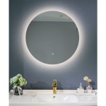 Lustro łazienkowe LED średnica 60cm