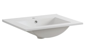 Umywalka ceramiczna 60x17x46cm, Lava White 60
