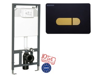 Stelaż WC podtynkowy 115-139 x53cm + przycisk, do zabudowy lekkiej/ narożny K 50 SLIM ,10 LAT GWARANCJI 