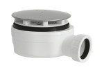Syfon  brodzikowy średnica 90mm/ DN40, niski chrom