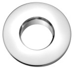 Rozetka otworu przelewu umywalki fi 14/30 mm mosiądz, chrom