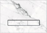 PRZYCISK SPŁUKUJĄCY  245x175 mm DO STELAŻA KK-POL marmur Statuarietto