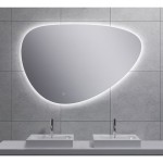 LUSTRO LED UOVO 140X93 CM, ŚCIEMNIANE, ANTIFOG 