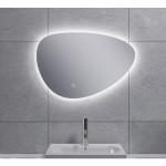 LUSTRO LED UOVO 80X55 CM, ŚCIEMNIANE, ANTIFOG 