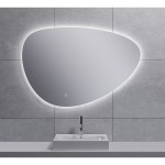 LUSTRO LED UOVO 100X69 CM, ŚCIEMNIANE, ANTIFOG 