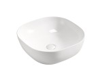 Umywalka nablatowa ceramiczna 42cm biała, Smile 1 (6252)