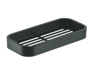 Półka do kabiny prysznicowej SMART, 241x30x111mm, czarny mat