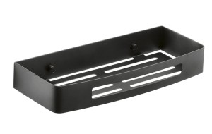 Półka do kabiny prysznicowej 300x45x128mm, czarny mat SMART