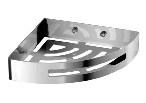 SMART półka narożna do kabiny prysznicowej, 210x45x210mm, stal polerowana