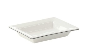 Mydelniczka 130x22x100 mm do postawienia, ceramika  LUCREZIA 
