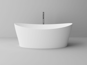 Wanna wolnostojąca Marmite Olia 160 x 70,6 x 39,4 cm biała,kompozyt