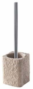 Szczotka WC 104x374 mm do postawienia, beżowa  ARIES