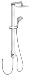  Zestaw prysznicowy narożny 110 cm, aluminium TOUR