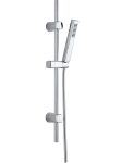 ZESTAW NATRYSKOWY 70 CM NA DRĄŻKU ,  CHROM POLA