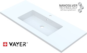 Umywalka  biała Vayer Citizen Lynx 60x50cm konglomerat 