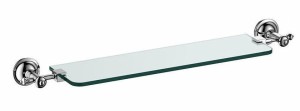 Półka szklana 652x58x125 mm chrom RETRO  ASTOR 