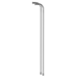 Przyłącze rurowe baterii 3/4 - 91 cm ,chrom 2 sztuki