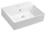  Umywalka ceramicza 50x42cm do postawienia /zawieszenie na ścianie , biała  SISTEMA 
