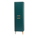 Szafka słupek 147x40x31 cm stojący, zielony mat PATARA CREAVIT