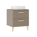 SZAFKA 60x70x52 cm POD UMYWALKĘ PATARA Z SZUFLADAMI , CAPPUCINO MAT PATARA CREAVIT  