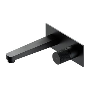 Bateria umywalkowa podtynkowa zasięg wylewki: 18,5 cm antracyt CONTOUR 