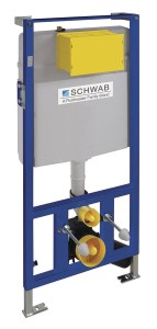 Stelaż podtynkowy do wc 500x1180x125 mm SCHWAB DUPLO WC 199  , DN110