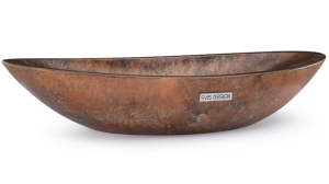 UMYWALKA 60 CM ORION BASIC - SMOKED METAL, CZARNY I MIEDZIANY, LAKIER PÓŁMATOWY