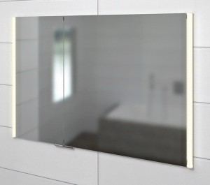 Szafka z lustrem 95x70cm do zabudowy, oświetlenie LED INTEGRA 