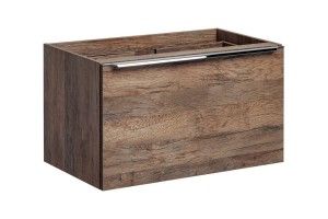Szafka pod umywalkę santa fe oak w rozmiarze 60 cm w kolorze dębu vintage.